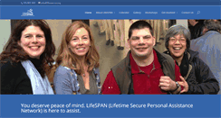 Desktop Screenshot of lifespan-wa.org