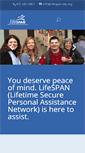 Mobile Screenshot of lifespan-wa.org